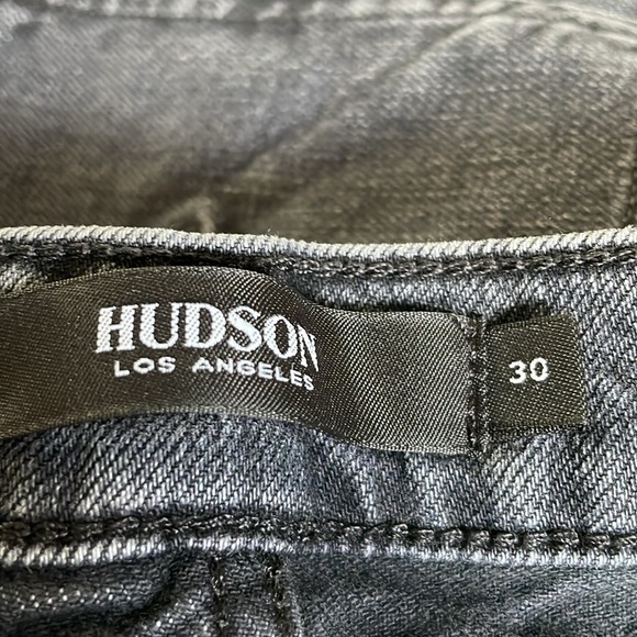 Hudson Holly Bootcut Ankle jeans Washed black Womens 30 Inseam 26” Casual Trendy - Picture 12 of 14
